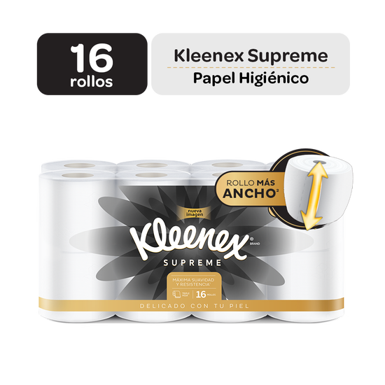 Papel Higiénico Kleenex Supreme 16 Rollos